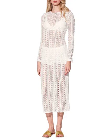 WALTER BAKER WOMEN'S IRA CROCHET MIDI-DRESS