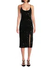 Walter Baker Women's Jamie Sequined Midi-dress In Black