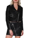 Walter Baker Jenny Leather Jacket In Black