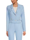 Walter Baker Joelle Blazer Jacket In Baby Blue