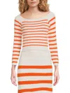 Walter Baker Lainey Top In Orange Crush Stripe