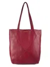 Walter Baker Women's Ledger Leather Tote In Garnet