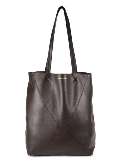 Walter Baker Women's Ledger Leather Tote In Mocha