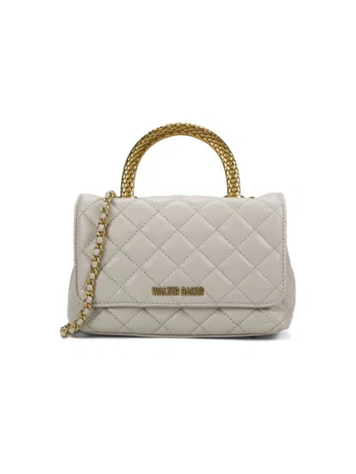 Walter Baker Women's Leila Leather Top Handle Bag In Gray