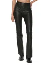 Walter Baker Women's Lexie Slim Fit Bootcut Leather Pants In Black