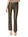 Walter Baker Women's Lexie Slim Fit Bootcut Leather Pants In Moss