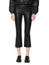 Walter Baker Luisa Leather Pant In Black