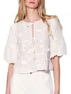 Walter Baker Mariana Top In Clematis Off White