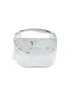 Walter Baker Women's Mini Hazel Woven Top Handle Bag In Platinum