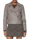 Walter Baker Liz Leather Jacket In Smoke