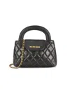 Walter Baker Women's Phoebe Quilted Leather Top Handle Bag In Black