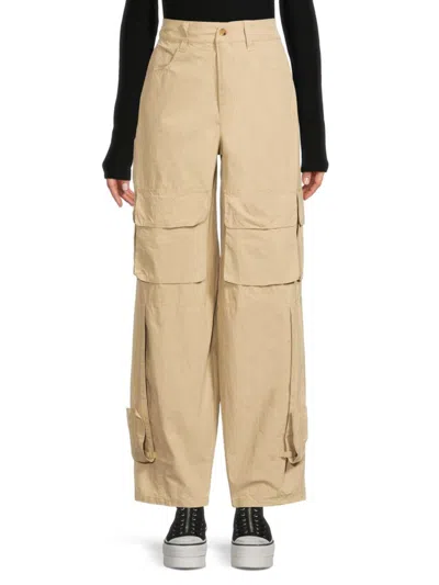 Walter Baker Women's Robin Mid Rise Cargo Pants In Beige