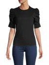 Walter Baker Women's Skippy Puff Sleeve Top In Olive