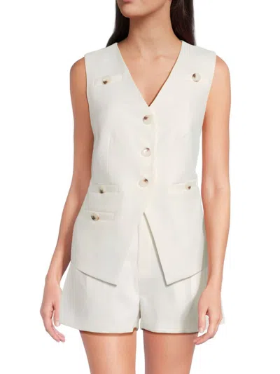 Walter Baker Starla Vest Jacket In White