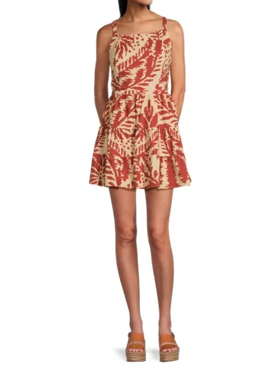 Walter Baker Women's Trisha Tiered Cotton Minidress