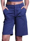 WALTER BAKER WOMEN'S TRISTAN PINSTRIPE BERMUDA SHORTS