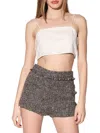 Walter Baker Women's Vanilla Cloud Sequin Audrine Embellished Crop Top In Vanilla