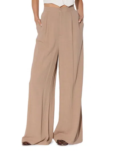 Walter Baker Women's Wren Wide Leg Pants In Straw