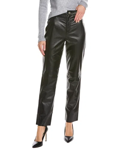 Walter Baker Yvette Leather Pant In Black