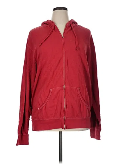 Pre-owned Walter Baker Zip Up Hoodie In Red