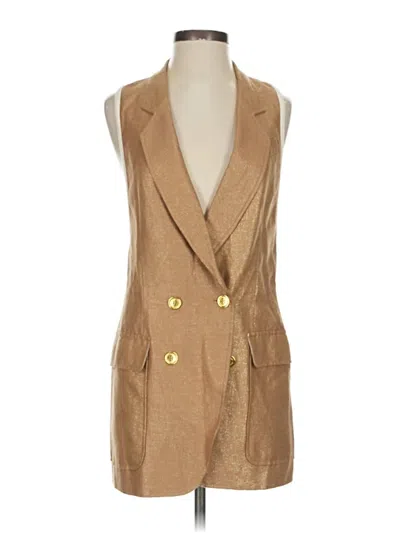 Pre-owned Walter By Walter Baker Vest In Gold