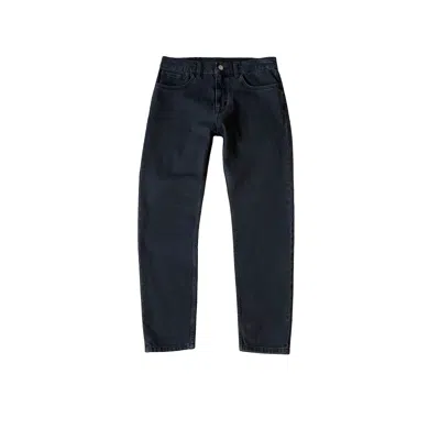 Walter Denim Limited Men's Black Regular Taper Jean In Blue