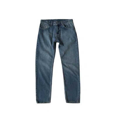 Walter Denim Limited Men's Blue Mid Wash Regular Taper Jean