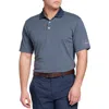 Walter Hagen Essentials Polo Shirt Mens Blue Striped Golf Performance Srt646 In Blue