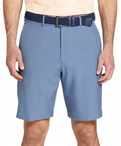 Walter Hagen Men's Seersucker Golf 10" Shorts In Daybreak Blue In Transparent