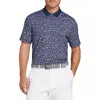 Walter Hagen Performance 11 Polo Shirt Mens Multi Regular Fit Pullover Srt301 In Blue