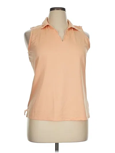Pre-owned Walter Hagen Sleeveless Blouse In Brown