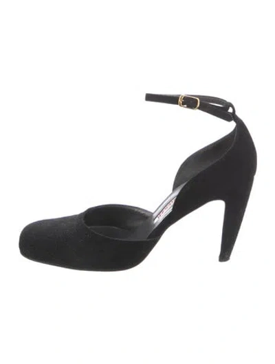 Pre-owned Walter Steiger D'orsay Pumps In Black