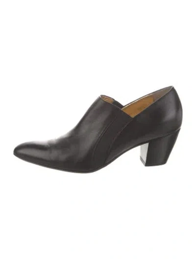 Pre-owned Walter Steiger Leather In Black