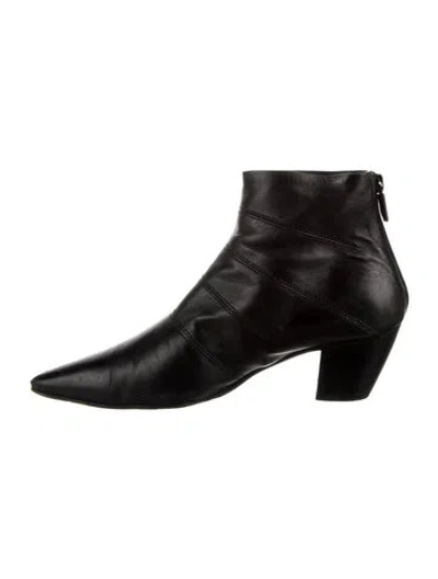 Pre-owned Walter Steiger Leather Boots In Black
