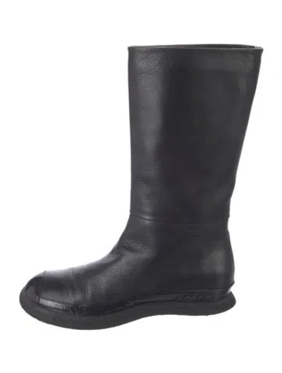 Pre-owned Walter Steiger Leather Boots In Black