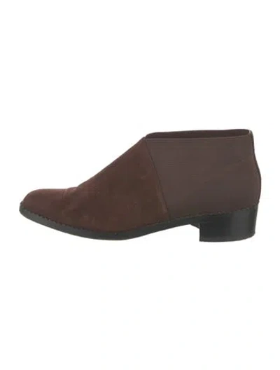 Pre-owned Walter Steiger Leather Boots In Brown
