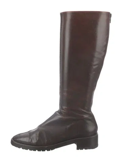 Pre-owned Walter Steiger Leather Boots In Brown