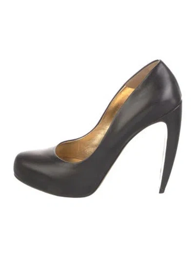 Pre-owned Walter Steiger Leather Pumps In Black