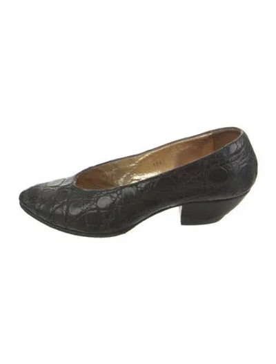 Pre-owned Walter Steiger Leather Pumps In Black