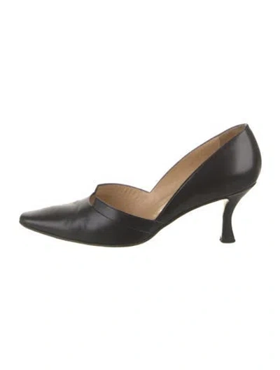 Pre-owned Walter Steiger Leather Pumps In Black