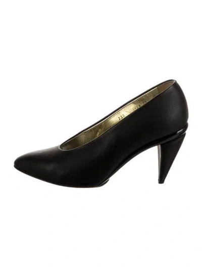 Pre-owned Walter Steiger Leather Pumps In Black