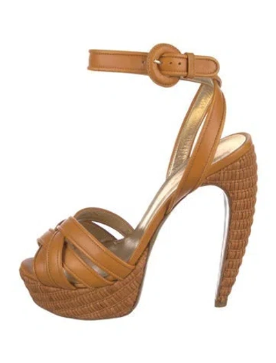 Pre-owned Walter Steiger Leather Pumps In Brown
