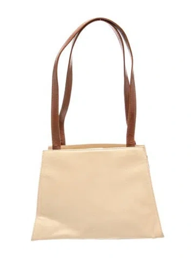 Pre-owned Walter Steiger Leather Top Handle Bag In Neutral