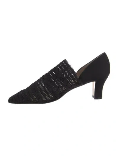 Pre-owned Walter Steiger Mules In Black