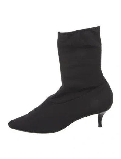 Pre-owned Walter Steiger Neoprene Boots In Black