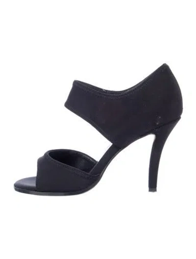 Pre-owned Walter Steiger Neoprene Sandals In Black