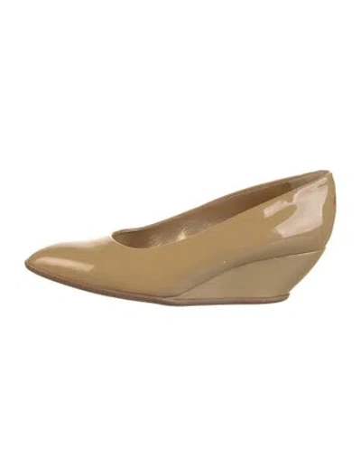 Pre-owned Walter Steiger Patent Leather Pumps In Neutral
