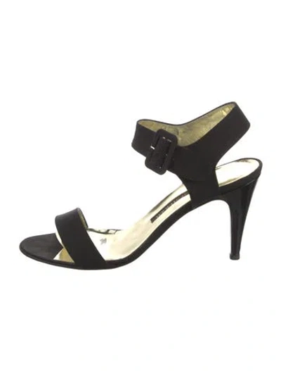 Pre-owned Walter Steiger Sandals In Black