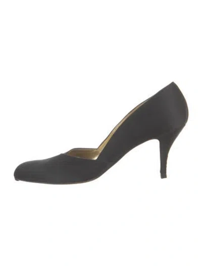 Pre-owned Walter Steiger Satin Pumps In Grey