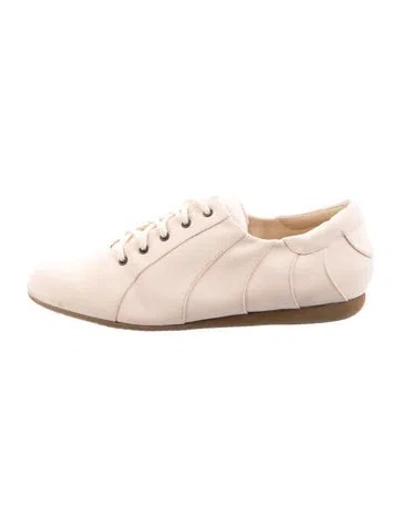Pre-owned Walter Steiger Suede Oxfords In Neutral